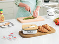 LANDNEOO Butter Dish with Lid and Butter Curler Knife - Unbreakable Stainless Steel Keeper Container with Double Silicone Sealing, for Kitchen