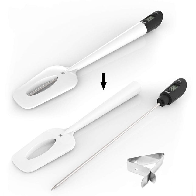 Efeng Digital Meat Thermometer Candy Thermometer Spatula Thermometerwith Pot Clip & 9" Probe â Fast Instant Read Digit