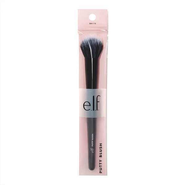 E.L.F. Putty Blush Brush, Vegan Makeup Tool, Flawlessly Applies Putty & Cream Formulas, Creates Airbrushed Effect 1 Count (Pack of 1)