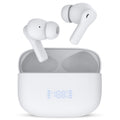 Beleth New Earset Pro1 In-Ear Bluetooth TWS Headphones, Medium Size, White - Includes Cable, Eartips, and Manual