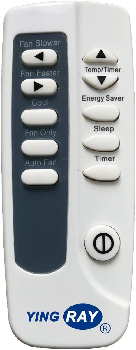 YING RAY Replacement for Frigidaire Window Air Conditioner Remote Control Model Number RG15D/E-ELL RG15D/E-ELL1 (1PC)