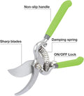 WORKPRO 2-Piece Pruning Shears Set, Drop Forged 8" Bypass Garden Shears and 8'' Handing Pruner with Steel Straight Blade