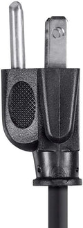 Monoprice 6Ft 14AWG Right Angle Power Cord Cable W/ 3 Conductor PC Power Connector Socket (C13/5-15P) - Black
