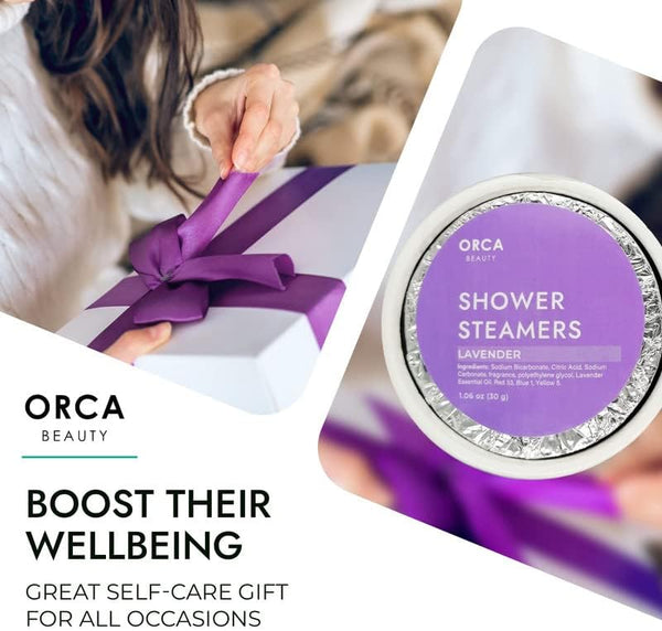 Shower Steamers Aromatherapy - Relaxation Gifts for Women, Shower Bombs, Unique Spa Gifts Shower Tablets, Stocking Stuffers for Women & Men