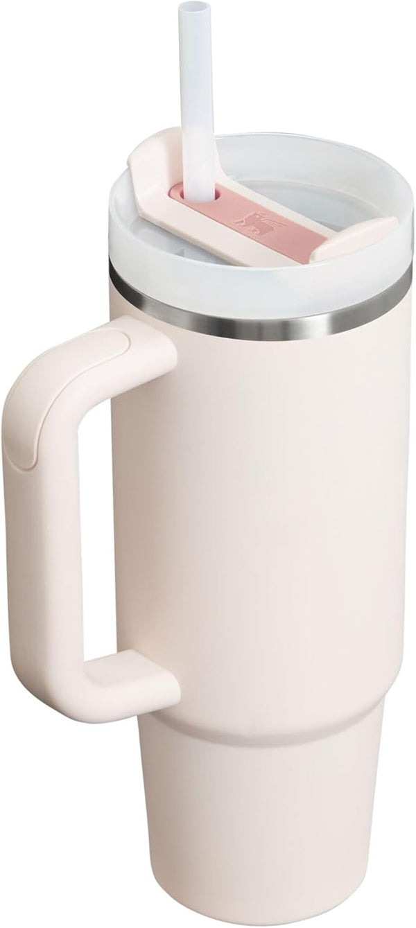 Stanley Quencher H2.0 Tumbler with Handle and Straw 30 Oz | Flowstate 3-Position Lid | Cup Holder Compatible for Travel | Insulated Stainless