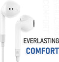 LUDOS FEROX Wired Earbuds In-Ear Headphones, 5 Year Warranty, Earphones with Microphone, Noise Isolation Corded for 3.5Mm Jack Ear Buds for