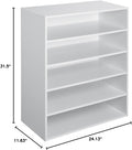 Closetmaid 1565 Stackable 5-Shelf Organizer, White