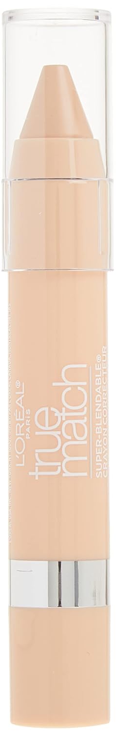 L'Oreal Paris True Match Super Blendable Crayon Concealer, Fair/Light Neutral, 0.1 Oz.
