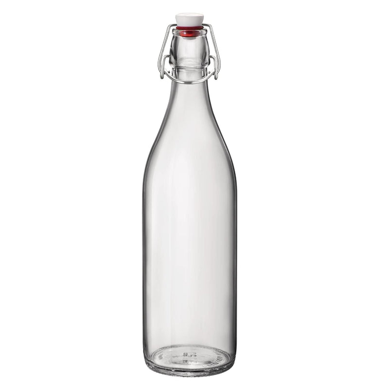 Bormioli Rocco Giara Bottle, 33.75 Oz, Clear