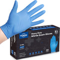 Titanflex Disposable Nitrile Gloves 6 Mil Blue Heavy Duty Disposable Gloves, Cooking Mechanic Gloves, Latex Free Powder Free