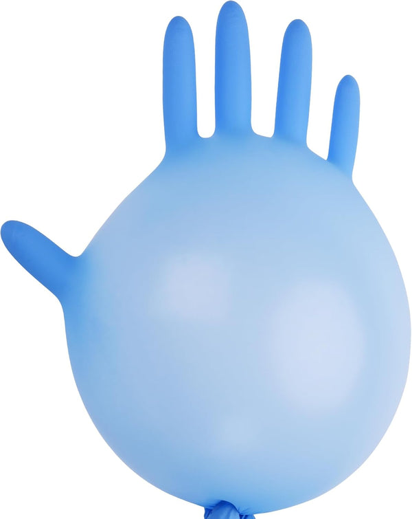 Titanflex Disposable Nitrile Gloves 6 Mil Blue Heavy Duty Disposable Gloves, Cooking Mechanic Gloves, Latex Free Powder Free