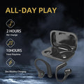 Open Ear Headphones,Bluetooth 5.3 Wireless Earbuds,5.9G Ultra-Lightweight Sport Earphones with Mic for Running Cycling,Secure Fit for Small Ears