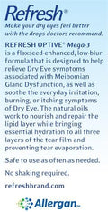 Refresh Optive MEGA-3 Lubricant Eye Drops Preservative-Free Artificial Tears, 0.01 Fl Oz (0.4 Ml), 30 Single-Use Containers