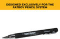 Fastcap Fatboy Refill with 5 Replacement Leads and 3 Erasers - Perfect for Architecture Supplies and Construction Tools for Home Improvement - 5.5
