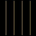 3/16 Inch Brass round Rod, Favordrory 4PCS Brass round Rods Lathe Bar Stock, 3/16 Inch in Diameter 14 Inches in Length