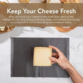 Formaticum Reusable Cheese Storage Sheets | Size 9" X 14" | Professional-Grade Cheese Strorage | Store Cheese, Sandwiches, and Charcuterie |