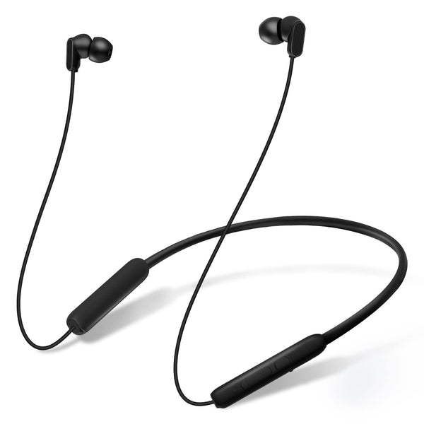 N18 Neckband Bluetooth Earbuds, Wireless Bluetooth 5.2 Headphones with Microphone, Ultra-Lightweight Comfort, IPX7 Waterproof, Deep Bass Strong