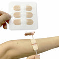 Emergency Wound Closures Adhesive Bandages, Zip Stitch Stickers for Camping, Survival & Household Gear, 3 Pcs (45*10Mm, Skin)
