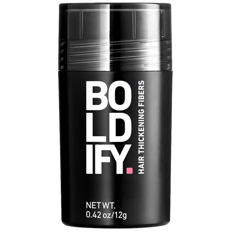 BOLDIFY Hair Fibers (12G) - Fill in Thinning and Fine Hair for an Instantly Fuller, Thicker Look - 14 Shades for Women & Men - Black