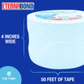 Eternabond Roofseal White 4" X50' Microsealant UV Stable RV Roof Seal Repair Tape | 35 Mil Total Thickness - EB-RW040-50R - One-Step Durable,