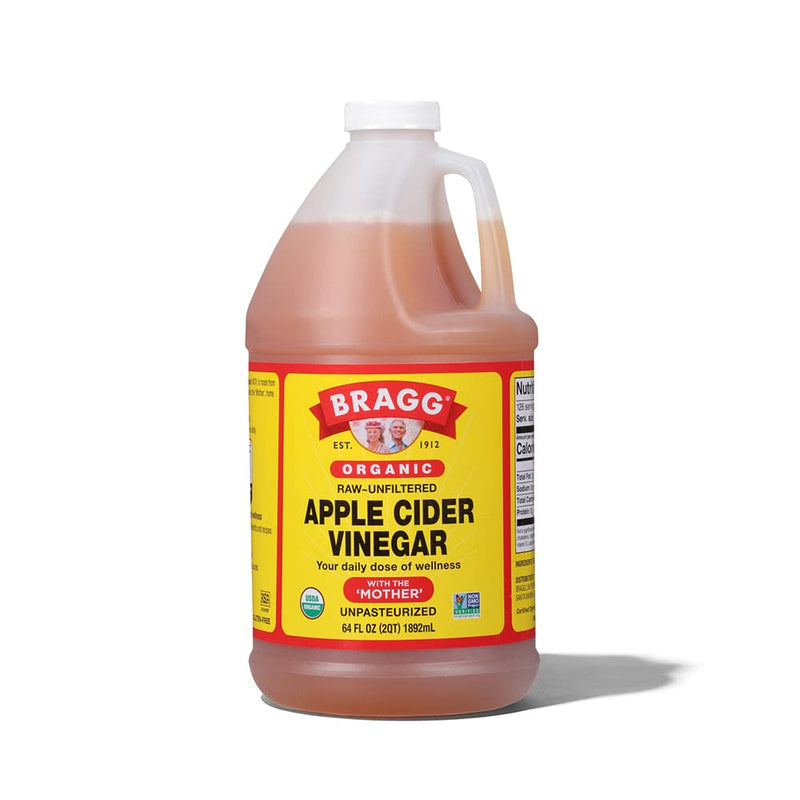 Bragg Organic Apple Cider Vinegar with the Mother - 64 Fl Oz - Raw and Unfiltered