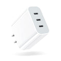 USB C Charger Block, Amoner 35W 3-Port USB C Charger, Iphone Charging Adapter with PD 3.0 Power Delivery Compatible with Iphone 16/16