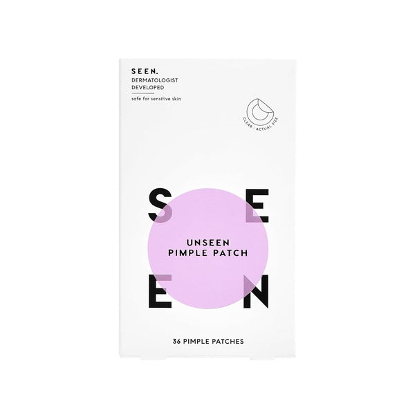SEEN UNSEEN Pimple Patch - Hydrocolloid and Bakuchiol Formulated Spot Treatment for Face and Skin- Dermatologist Developed- Safe for Sensitive &