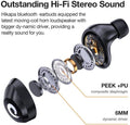 X9 Wireless Earbuds Bluetooth 5.3 Headphones Waterproof Stereo Earphones in Ear Touch Control with Microphone Headset with Deep Bass for Sport,