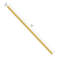 4 Pieces 12 Inches 1/4 Inch Brass round Rods, Favordrory Brass Rods Lathe Bar Stock, 1/4 Inch in Diameter 12 Inches in Length