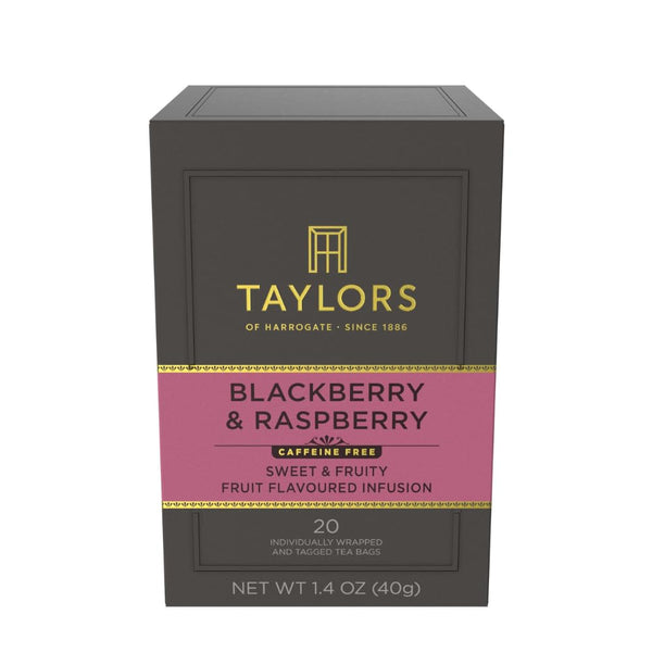 Taylors of Harrogate Blackberry & Raspberry Herbal Tea, 20 Teabags