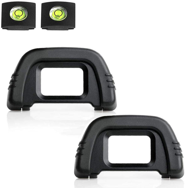 D90 D7000 Eyepiece Eyecup Eye Cup DK-21 for Nikon D750 D610 D600 D300 D200 D80 D70 D50 Camera Viewfinder, ULBTER Eyepiece Cover & Hot Shoe Cover