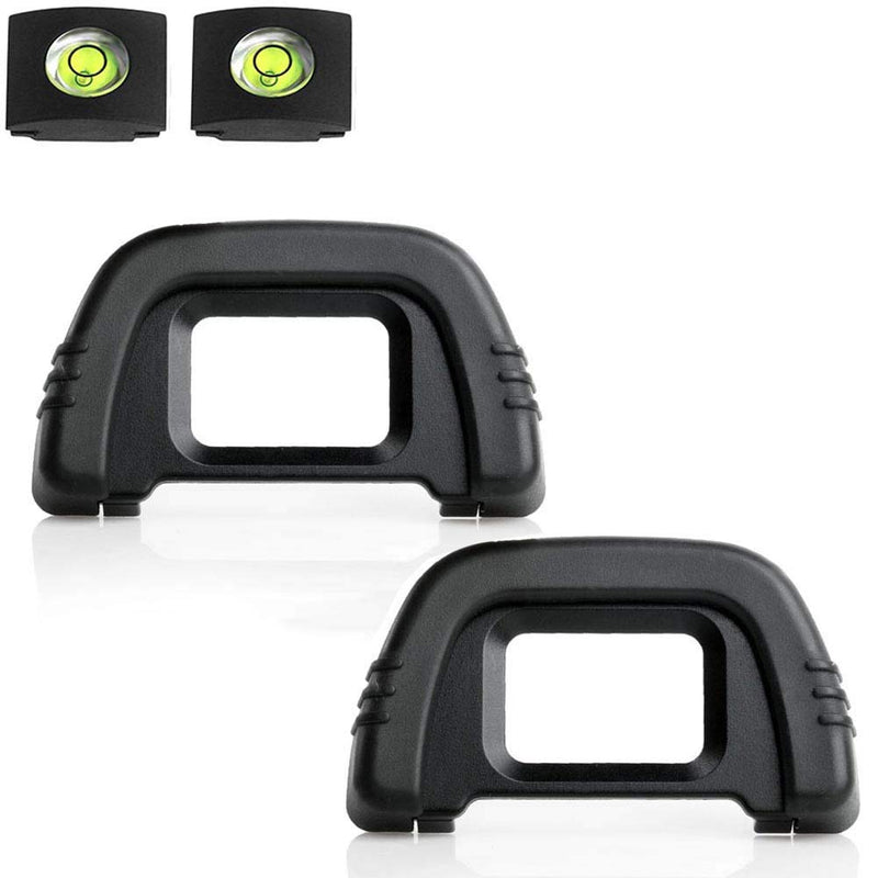 D90 D7000 Eyepiece Eyecup Eye Cup DK-21 for Nikon D750 D610 D600 D300 D200 D80 D70 D50 Camera Viewfinder, ULBTER Eyepiece Cover & Hot Shoe Cover