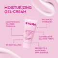 BYOMA so Hydrating Set - Barrier Repair Skincare Set - Creamy Jelly Cleanser, Hydrating Face Serum & Ceramide Face Moisturizer for Dry Skin - anti