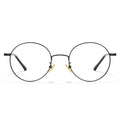 Cyxus round Blue Light Glasses for Men Women Wire Frame UV Blocking Computer Glasses Clear Lens Metal Ultralight Eyewear