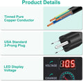 Universal Power Supply 3V~24V 3A 72W Adjustable Variable 3V 5V 9V 12V 18V 20V 24V AC/DC Adapter Charger, 100V-240V AC to DC Converter with 14
