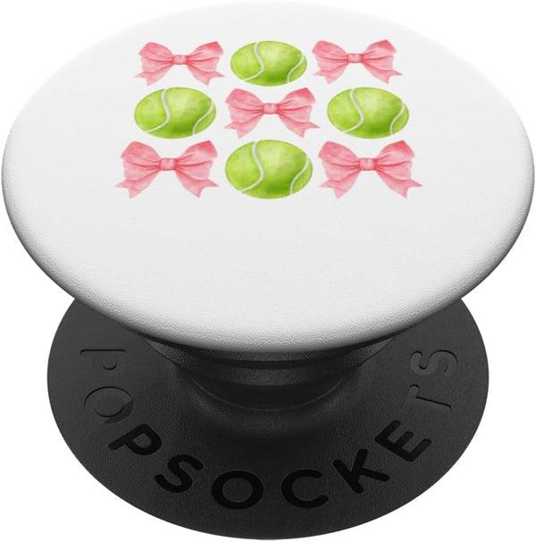 Tennis Mom Sister Tween Teen Girl Girly Pink Bow Preppy Popsockets Standard Popgrip