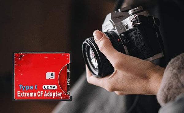 SD SDHC SDXC to CF Compact Flash Memory Card Adapter Reader Type I
