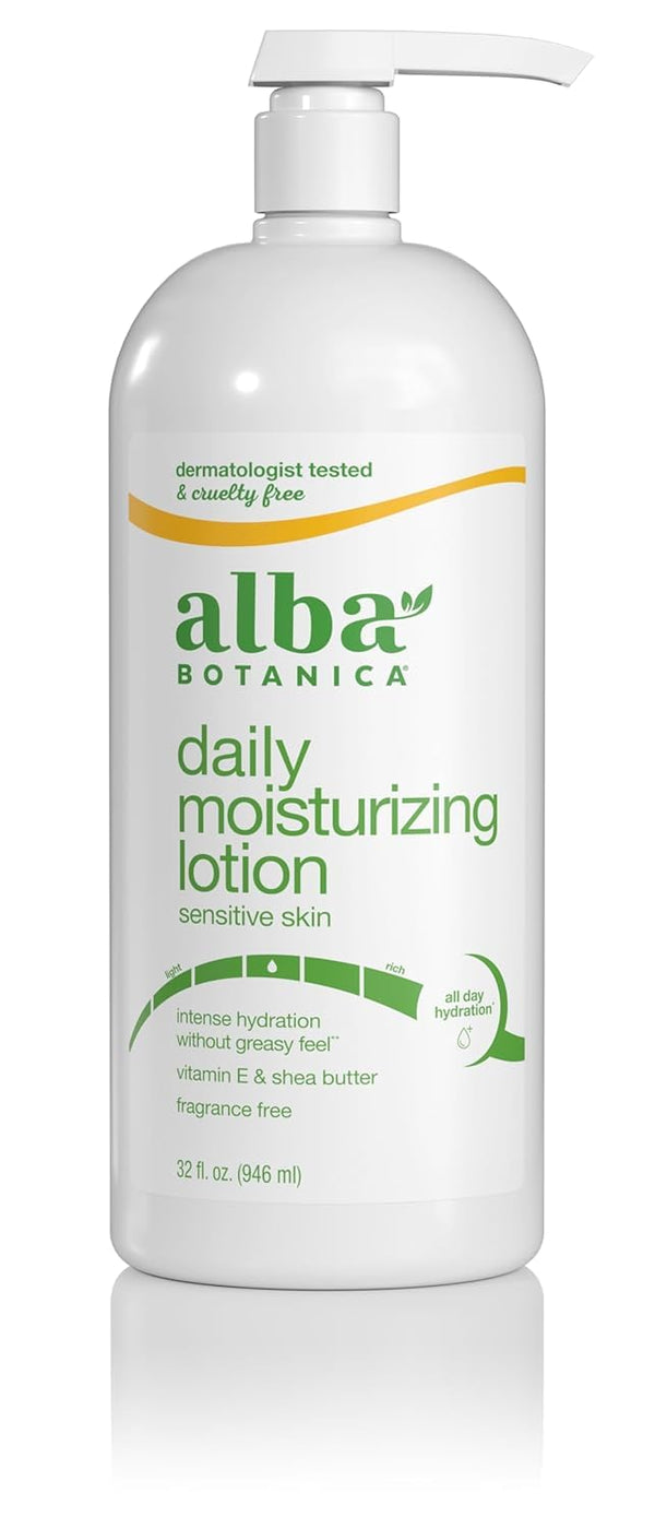 Alba Botanica Lotion Emollient Unscented, 32 Fl Oz
