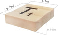 500 Wood Letter Tiles,Scrabble Letters for Crafts - DIY Wood Gift Decoration - Making Alphabet Coasters and Scrabble Crossword Game