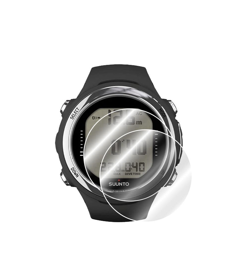 IPG for SUUNTO D4I - D4F Diving Watch Screen Protector (2 Units) Invisible Ultra HD Clear Film anti Scratch Guard-Smooth/Self-Healing/Bubble -Free