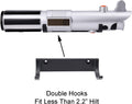 Lightsaber Hilt Wall Mount Holder Light Saber Hilt Display Rack Hook Stand, Compatible for Any Lightsaber Hilt, Black Pack of 2