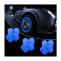 Luminous Tire Valve Stem Caps for Car, 12PCS Fluorescent Glow in the Dark Air Caps Cover, Illuminated Corrosion Resistant Tire Pressure Caps,