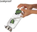 32 Oz Glass Water Bottle Wide Mouth with Neoprene Sleeve, Bpa Free