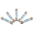BOJACK Digital Multimeter Fuse 10A 600V DC Fast Acting Nickel-Plated Brass Ceramic Fuse 6.3X32 Mm FF10A (Pack of 5)