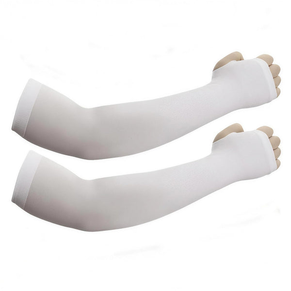 Sun Protection Arm Sleeves with Thumb Holes for Men Women,Cooling Compression UV Arm Cover,Outdoor Sports Sleeve Arm