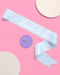 Xo, Fetti Blue Bride to Be Sash | Bachelorette Something Blue, Bridal Shower Accessory, Bach Party Decorations, Bridesmaid Gift, Engagement Party