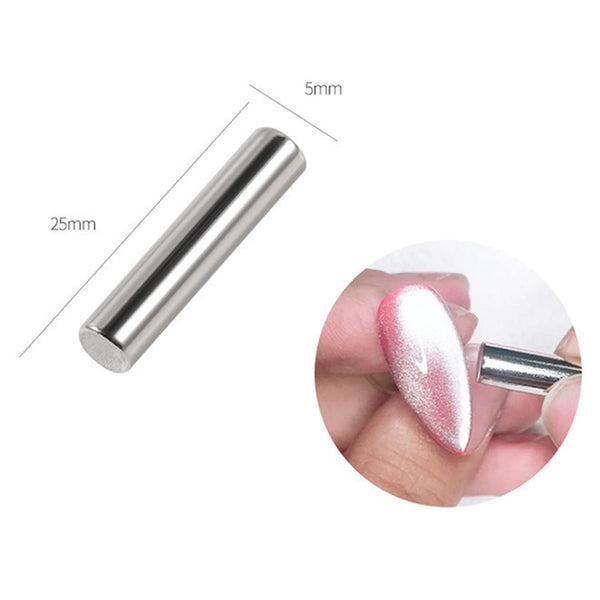 WOKOTO 9Pcs Cat Eye Magnet for Nails Uv Gel Nail Magnets for Gel Polish Magnet Pens Sticks Gradient Designs Tools Nail Art Magnets Pens for Women