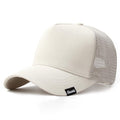 Oversize XXL Baseball Cap, Extra Large High Crown Hat for Big Heads 23.6"-25.6", Adjustable Plain Mesh Back Trucker Hat