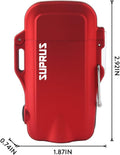 SUPRUS Waterproof 3 Modes of Flashlight Windproof Lighter Dual Arc Electric Rechargeable Dual Arc Plasma Lighters with Survival Emergency Whistle