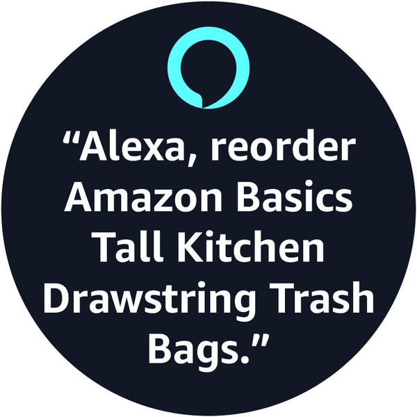 Amazon Basics Trash Bags, Tall Kitchen Drawstring, Unscented, 13 Gallon, 45 Count, Pack of 1
